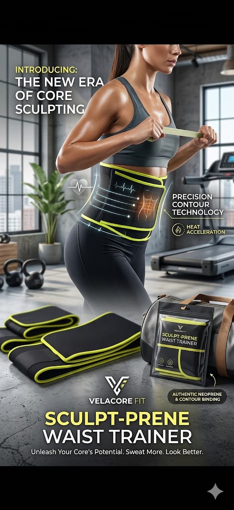 Premium Sweat Slim Belt – Adjustable Waist Trimmer & Core Support